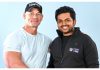 Karthi says ‘Hustle Loyalty Respect’ to WWE legend John Cena as they catch up in Hyderabad