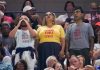 US Open: Climate activists interrupt women’s semi-final and glue their shoes to the ground | US News