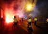 Villa Park disorder: Three police officers injured after clashes involving fans of Polish team outside ground | UK News