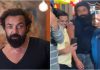 Bobby Deol gets mobbed at airport; Animal star patiently poses for selfies with fans-WATCH