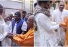 PICS: Amitabh Bachchan, Abhishek Bachchan greet UP CM Yogi Adityanath at consecration ceremony of Ram Mandir