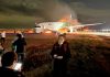 Japan plane fire: Family ‘still in shock’ after evacuating burning aircraft | World News