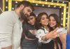 Mouni Roy poses with Showtime co-stars Emraan Hashmi, Shriya Saran; see happy PICS