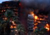 Valencia: Huge fire engulfs block of flats | World News
