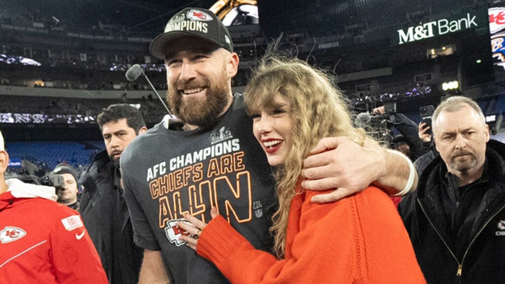 Travis Kelce reveals why he is 'proud' of girlfriend Taylor Swift ...