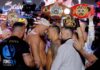 Tyson Fury vs Oleksandr Usyk: Foul-mouthed Fury shoves Usyk at weigh-in | Boxing News