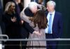 Julian Assange passionately kisses wife and waves to supporters after landing back in Australia | World News