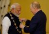 India’s Modi receives ‘Order of St. Andrew’ honour from Russia’s Putin | Narendra Modi