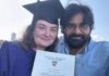 Pawan Kalyan's wife Anna Lezhneva rejoices as she receives Master of Arts Degree from University of Singapore