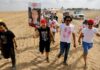 Family members of Israeli captives rush Gaza border fence | Israel-Palestine conflict
