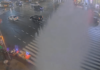 Water erupts from manhole during heavy rain in Tokyo | Newsfeed