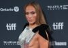 Jennifer Lopez Attends Unstoppable Premiere At TIFF; Poses With Matt Damon And Other Cast As Ben Affleck Skips Event