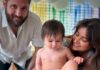 Ileana D’Cruz can’t keep calm as husband Michael Dolan plays guitar and son Koa joins him; ‘Brb my ovaries just exploded’