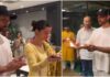 Lovebirds Hrithik Roshan and Saba Azad seek divine blessings as they perform Ganpati Visarjan Aarti together with family; WATCH