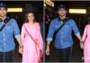 WATCH: Lovebirds Aditi Rao Hydari and Siddharth arrive hand-in-hand at airport as they make their first public appearance post wedding