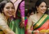 Sobhita Dhulipala is grace personified in her enchanting Kanjivaram silk saree gifted by Naga Chaitanya’s mother Lakshmi Daggubati; PICS