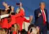 Donald Trump makes joke on return to site of assassination attempt in Butler, Pennsylvania – as Elon Musk set to make speech | US News