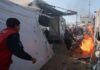 Israel attacks displaced people camped at Gaza hospital | Newsfeed