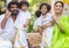 Nayanthara DROPS adorable moments with husband Vignesh Shivana and sons Uyir-Ulag in traditional looks; see PICS