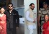 Alia Bhatt stands next to MIL Neetu Kapoor, Kareena Kapoor holds bro Ranbir Kapoor close and our eyes cannot handle good looks of Kapoor genes in one frame