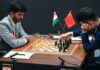 Ding, Dommaraju tied after six games at World Chess Championship | Sport News