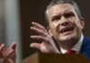 Pete Hegseth confirmed as US defence chief in tiebreaker Senate vote | Politics News