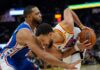 Curry breaks NBA three-pointer record as Warriors trounce 76ers | Basketball News