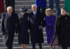 Former US President Biden leaves Capitol as Trump assumes presidency