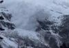Moment of a massive avalanche engulfing tourists in China | Climate