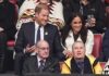Prince Harry and Meghan cheer as Team UK walks on to Invictus Games opening ceremony stage | World News
