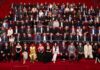 Oscar nominees say cheese for the 2025 class photo – including Demi Moore, Ariana Grande, Timothee Chalamet and more | Ents & Arts News