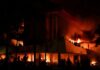 At least three dead after Indonesian parliament building set ablaze – as violent protests rage on | World News