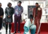 Chadwick Boseman’s wife Simone Ledward breaks down, places his shoes as he’s honoured with a star on Hollywood’s Walk of Fame