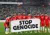 50,000 fans cheer for Palestine at friendly football match in Spain | Gaza