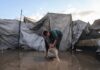 Palestinians suffer flooded tents and debris as cold and rain lash Gaza | Israel-Palestine conflict News