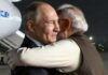 Narendra Modi and Vladimir Putin embrace before talking trade at India-Russia summit | World News