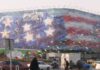 Iran unveils mural warning US not to launch military strike | World News