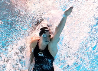 Gretchen Walsh lowers own 100m butterfly world record for fourth time | Sport