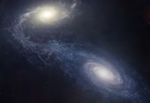 Astrophysicists use ‘space archaeology’ to trace the history of a spiral galaxy