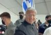 Israeli security minister taunts detained flotilla activists as police filmed forcing them to kneel | World News