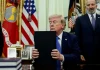 Trump signs executive orders banning so-called ‘birth tourism’ | Donald Trump