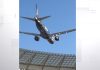 'Gambling lives': Low flypast over packed stadium divides opinion