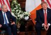 Trump calls for Irish reunification – and claims 'it will happen eventually'